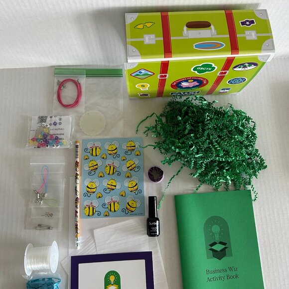 Girl Scout Patch Pack Collectors Badge in a Box Kit Business Wiz Program - Picture 14 of 16